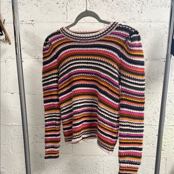 Multicolor Striped Women's Sweater MARIE OLIVER Knitwear - Size Small - Picture 1 of 4